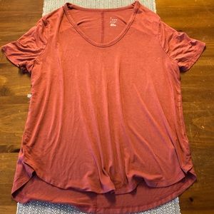 A New Day flowy short sleeve tee size large